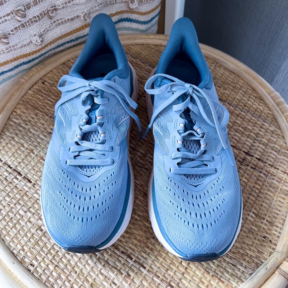 HOKA ONE ONE Arahi 5 Blue Fog Provincial Blue Road-Running Sneakers 8.5 Wide - Picture 3 of 8